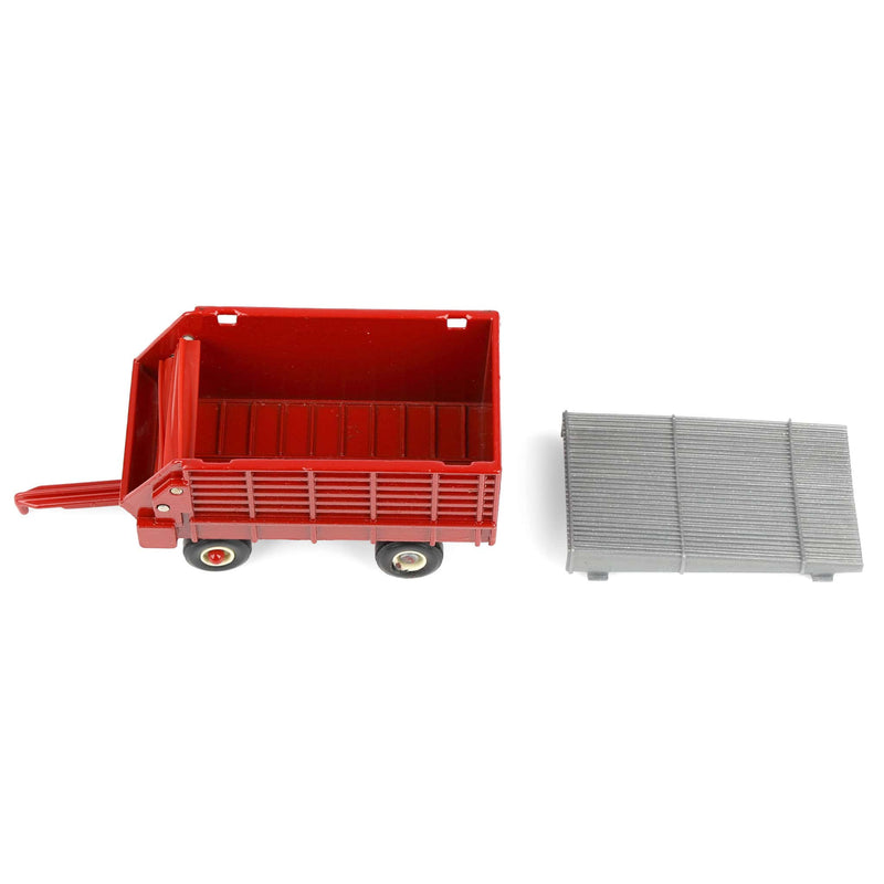 1/64 Red Diecast Forage Wagon with Cream Rims