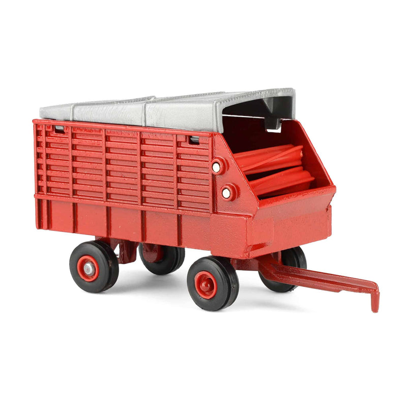 1/64 Red Diecast Forage Wagon with Red Rims