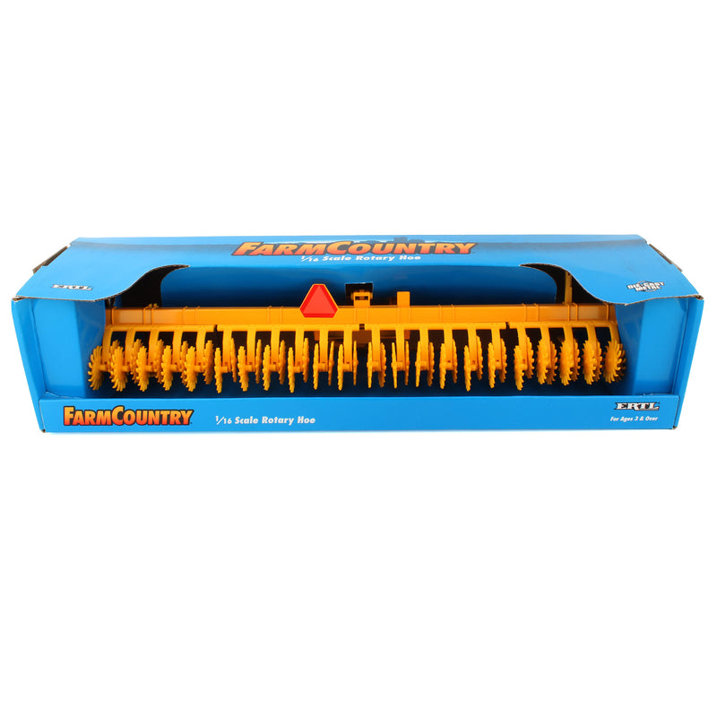 1/16 Yellow Rotary Hoe by ERTL