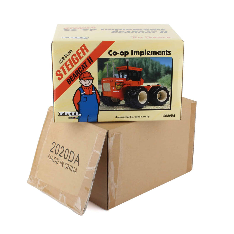 1/32 Steiger Bearcat II Tractor, Canadian Co-op Implements Orange, #7 in Toy Farmer Steiger Series by ERTL