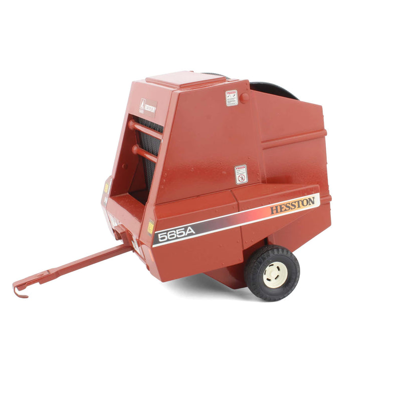 1/16 Hesston 565A Round Baler with Colored Decal and Bale by ERTL - LOOSE