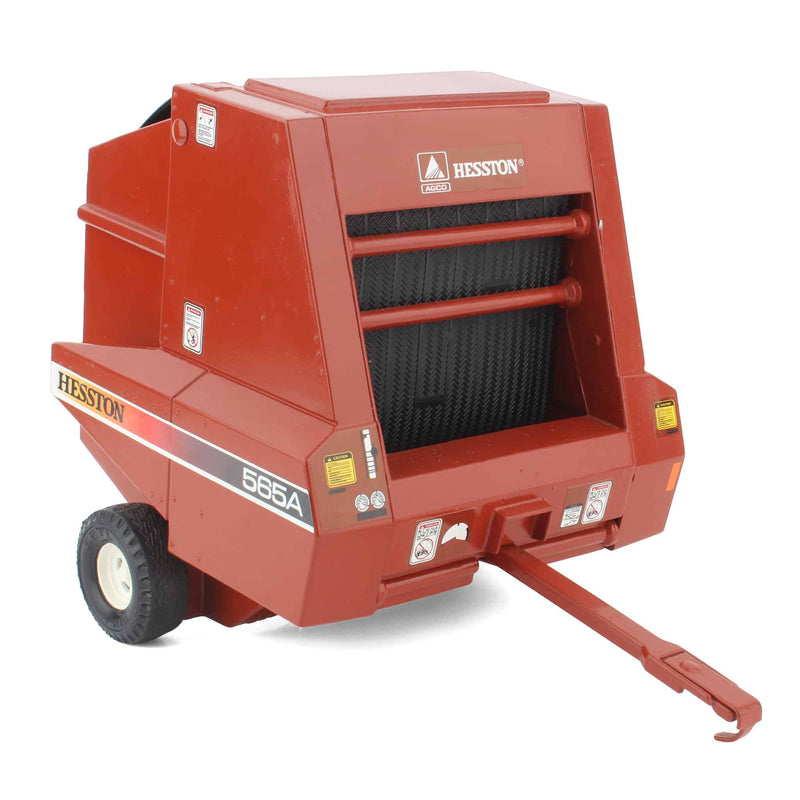 1/16 Hesston 565A Round Baler with Colored Decal and Bale by ERTL - LOOSE
