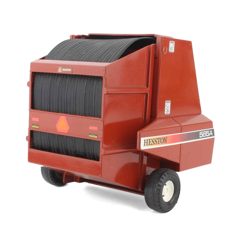 1/16 Hesston 565A Round Baler with Colored Decal and Bale by ERTL - LOOSE