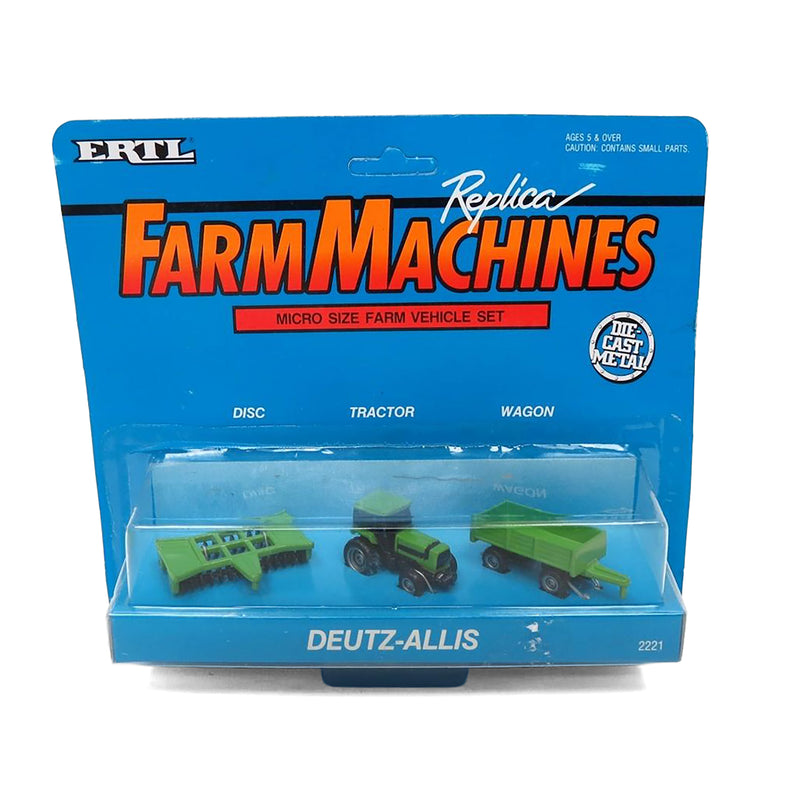 1/87 Deutz-Allis 3 Piece Micro Size Farm Vehicle Set by ERTL