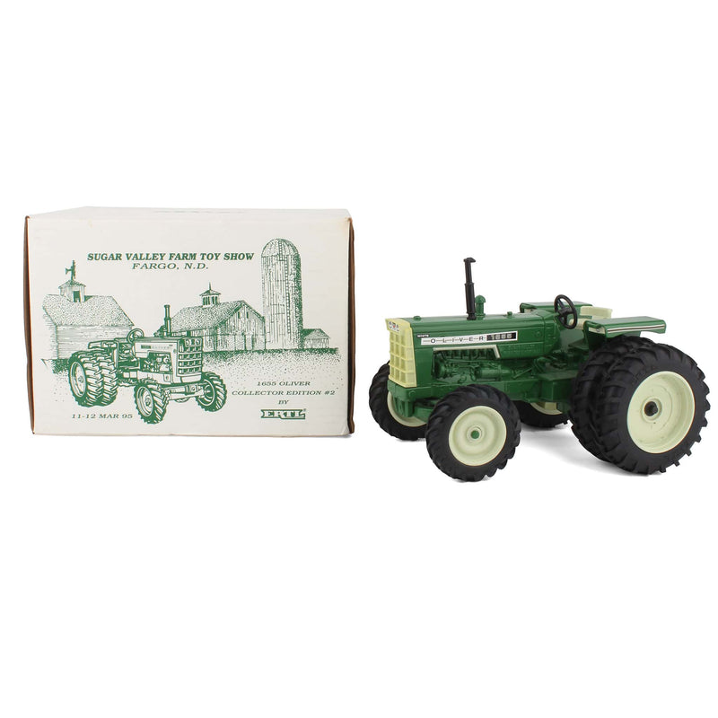 1/16 Oliver 1655 Tractor with Duals by ERTL, 1995 Sugar Valley Farm Toy Show, Fargo, ND