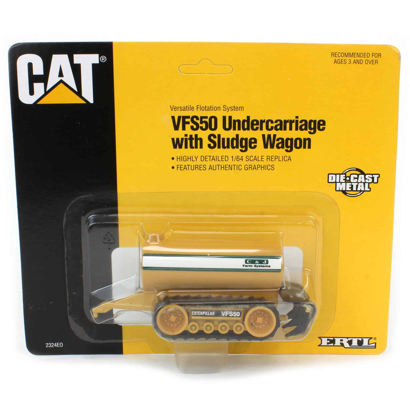 1/64 CAT VFS50 Undercarriage with Sludge Wagon