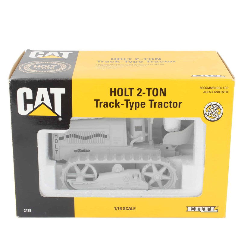 1/16 Caterpillar Holt 2 Ton Track Type Crawler Tractor Light Gray, by ERTL, Collector Special Edition 1993