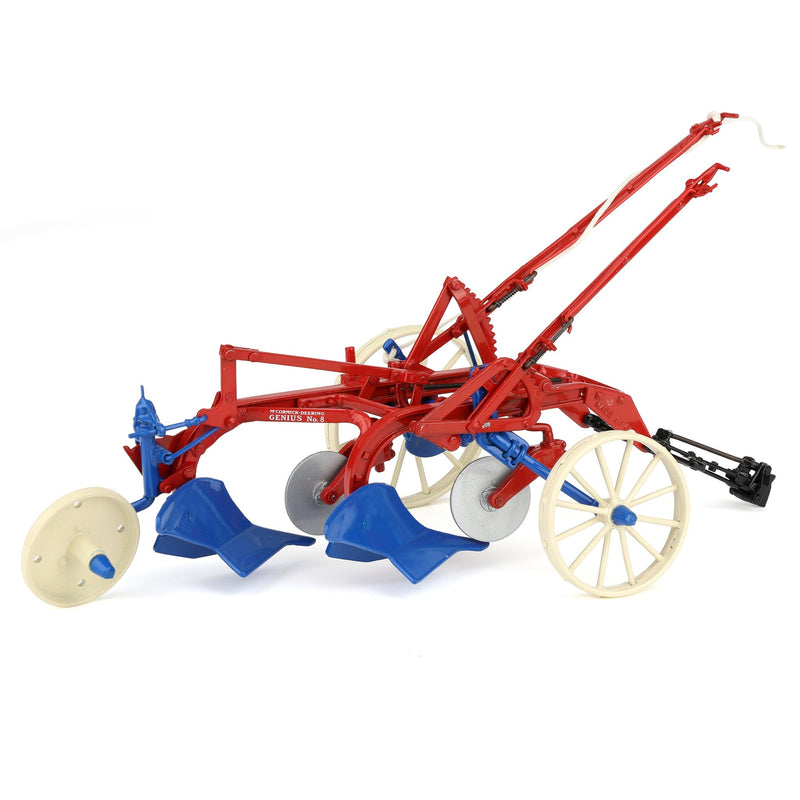 1/16 McCormick Deering Little Genius #8 2-Bottom Plow with Steel Wheels, Precision Series #2 by ERTL