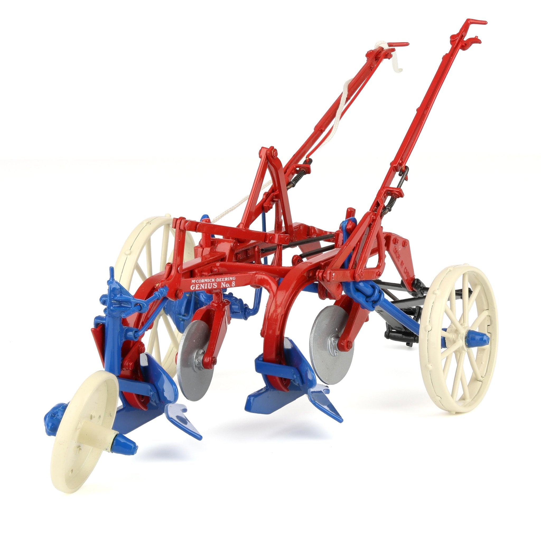1/16 McCormick Deering Little Genius #8 2-Bottom Plow with Steel