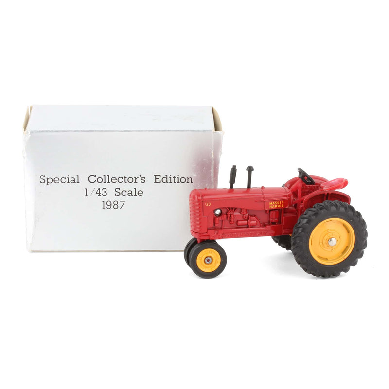 1/43 1987 Toy Farmer Massey Harris 33 Narrow Front Tractor by ERTL