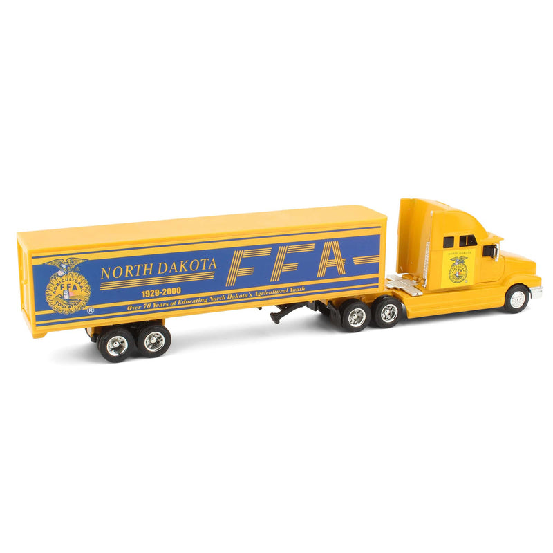 1/64 Internatonal Semi Truck with Trailer by ERTL, North Dakota FFA 1929-2000