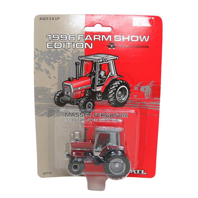 1/64 Massey Ferguson 3140 4WD Tractor with Cab by ERTL, 1996 Farm Show Edition