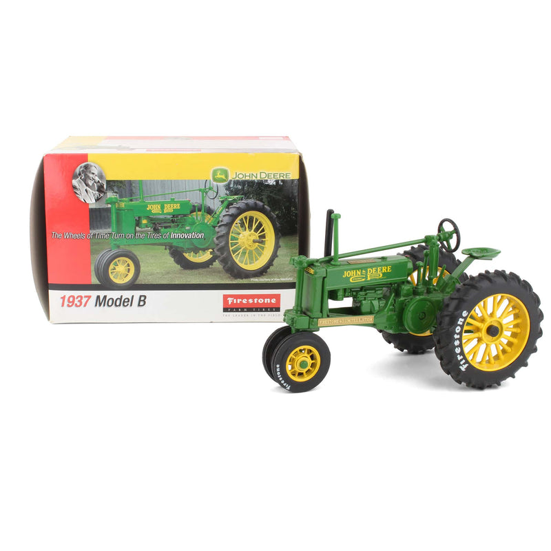 1/16 John Deere 1937 Unstyled B Tractor by ERTL, Firestone Edition, 1 of 7500