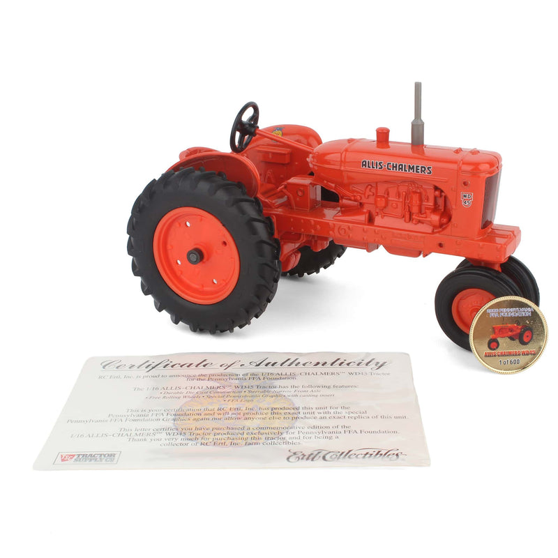 1/16 Allis Chalmers WD45 Tractor by ERTL, 2006 Pennsylvania FFA Foundation Limited Edition