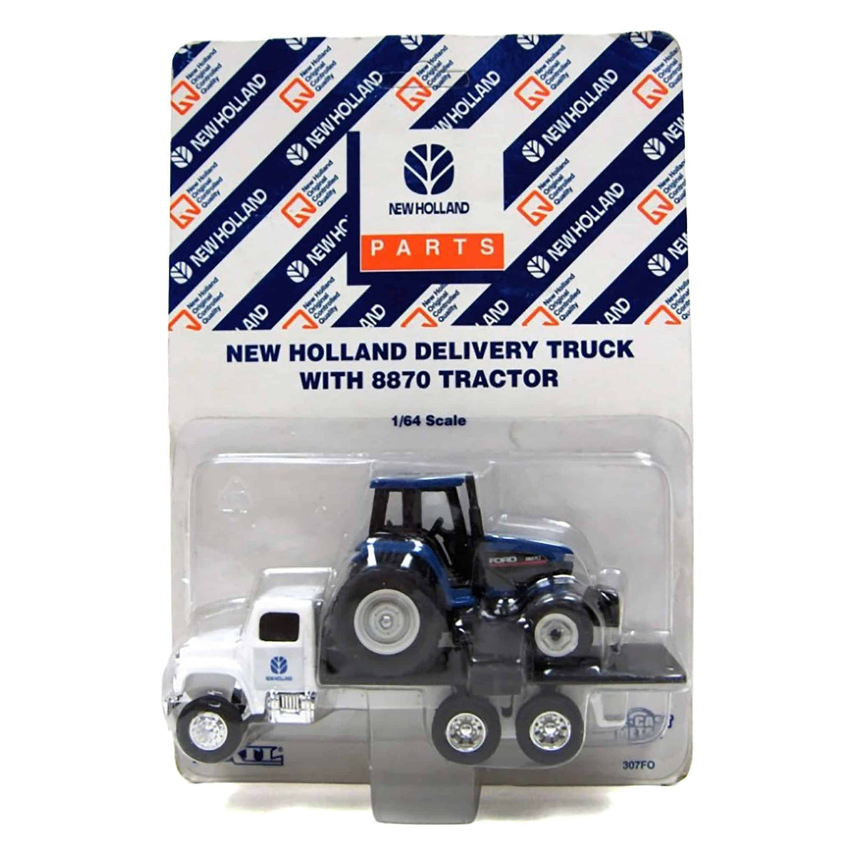 1/64 New Holland Tandem Axle Delivery Roll Back Truck with Ford