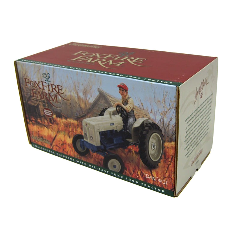 1/16 Ford 5000 Tractor w/ Dan #21 Collectible Figurine, Foxfire Farm by Lowell Davis, ERTL