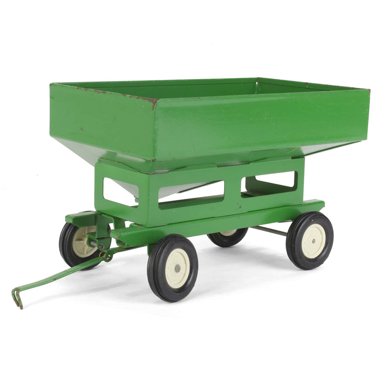 (B&D) 1/16 Huskee Green Metal Gravity Wagon - Damaged Item, Loose