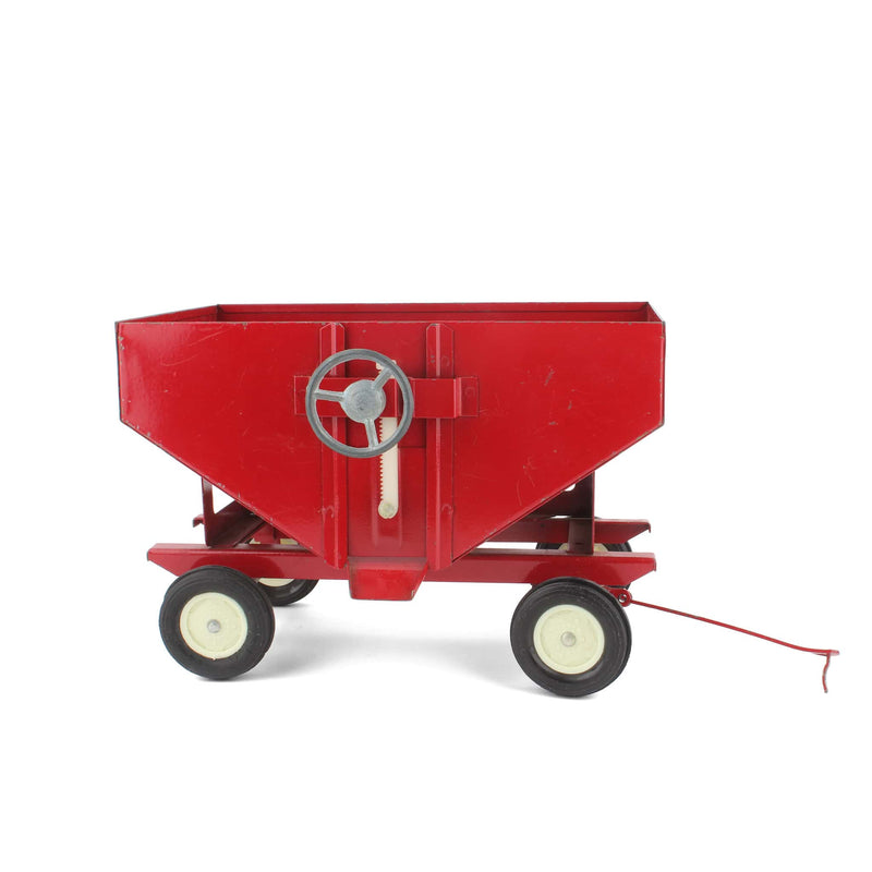 (B&D) 1/16 Red Gravity Grain Wagon - Damaged Item, LOOSE