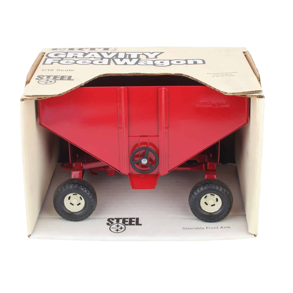 1/16 Red Gravity Wagon with Wide Tires by ERTL — Outback Toys