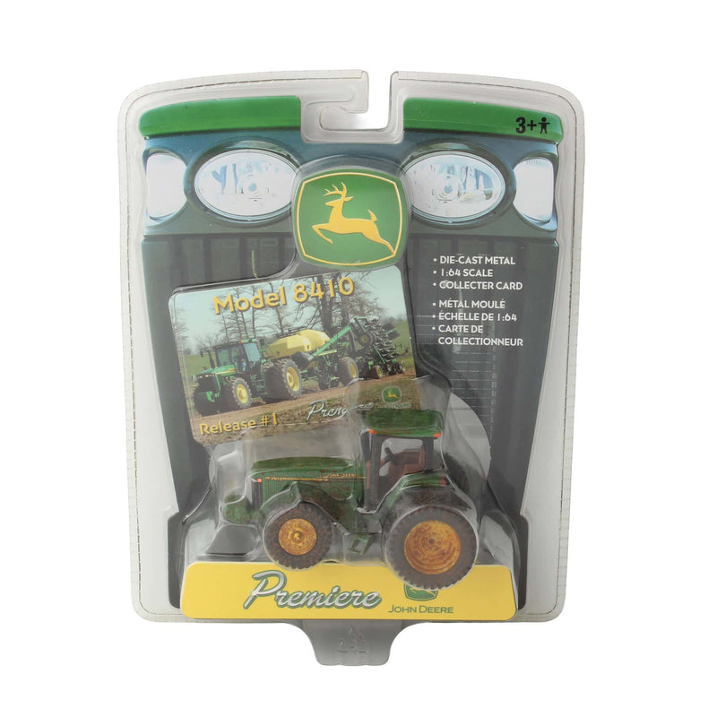 1/64 John Deere 8410 Tractor, ERTL Premiere Series #1, Muddy Version