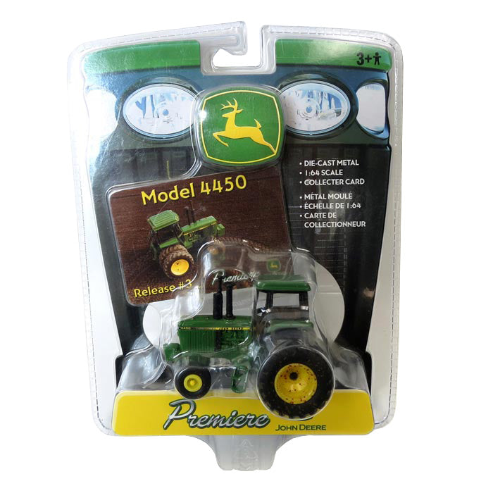 1/64 John Deere 4450 Tractor, ERTL Premiere Series #3 Chase Muddy Version