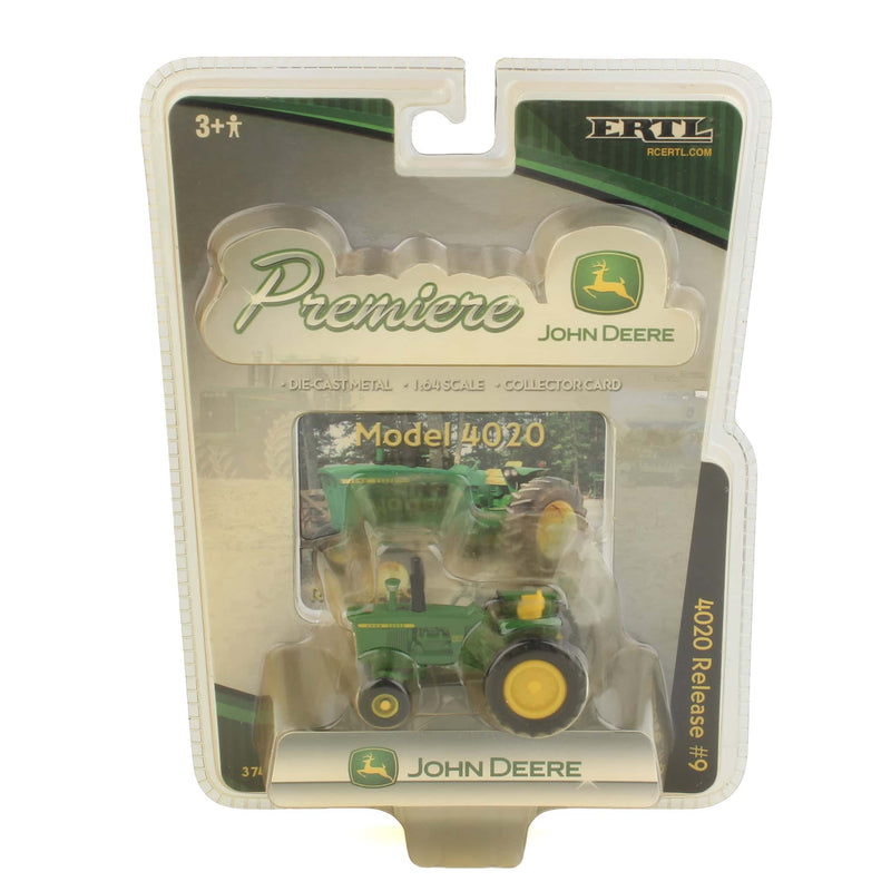 1/64 John Deere 4020 Wide Front with Fenders, Original Premiere Series #9 by ERTL