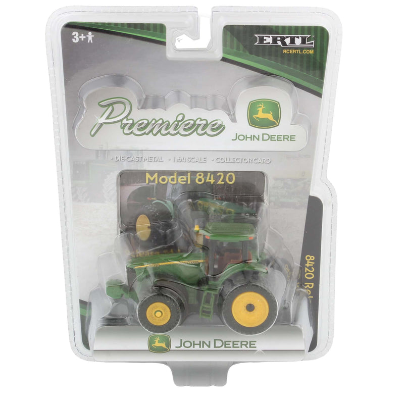 1/64 John Deere 8420 Tractor, ERTL Premiere Series #11, Muddy Version