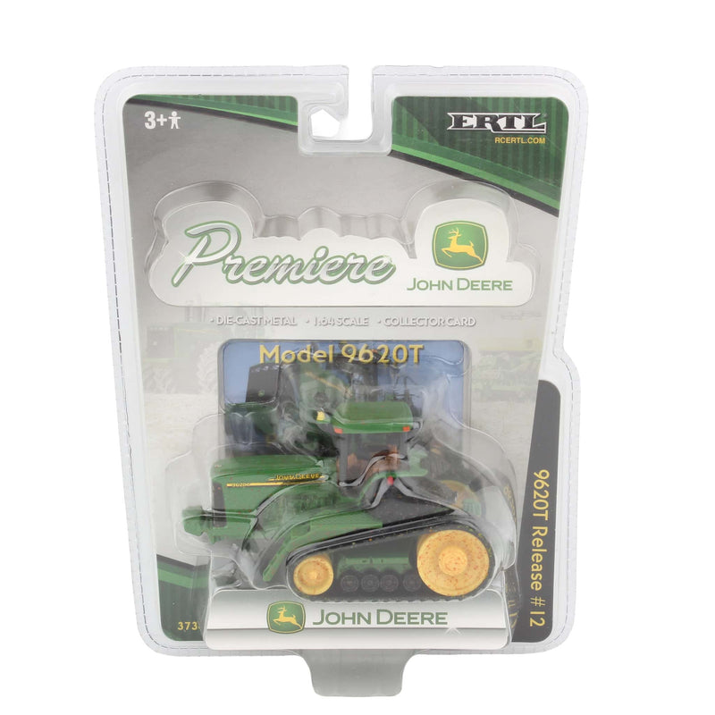 1/64 John Deere 9620T Tractor, Original ERTL Premiere Series #12, Muddy Version