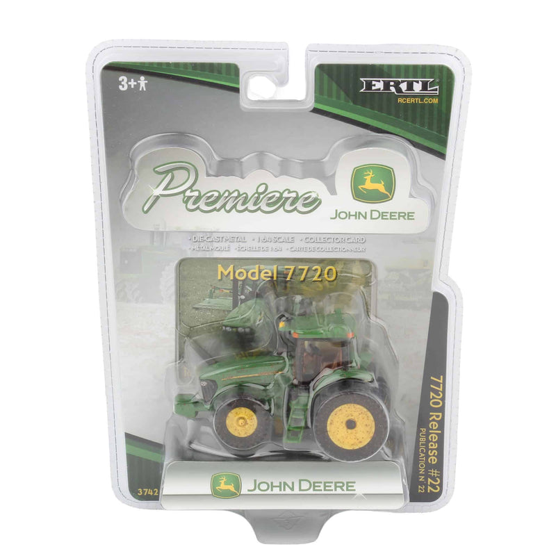 Muddy Version ~ 1/64 John Deere 7720 Tractor, ERTL Premiere Series #22