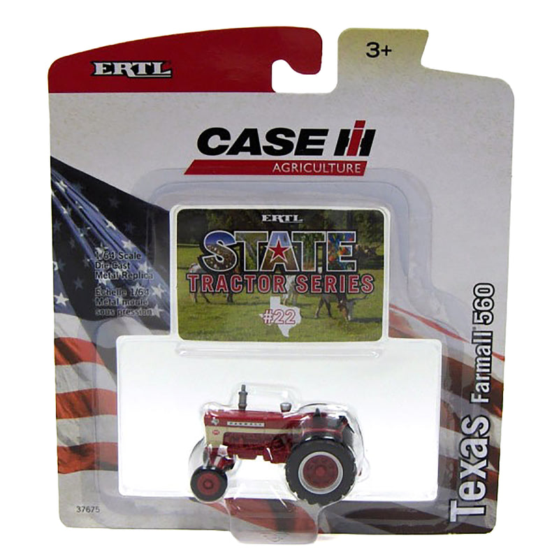 1/64 Farmall 560 Tractor, Texas State Tractor Series #22 by ERTL