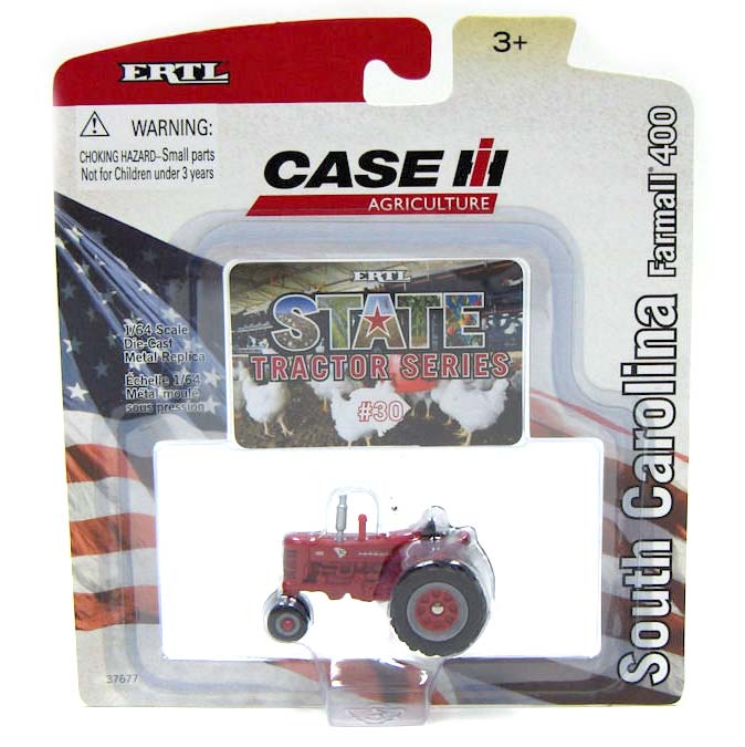 1/64 Farmall 400 Tractor with Narrow Front, ERTL State Tractor Series #30: Columbia, South Carolina Capitol Edition