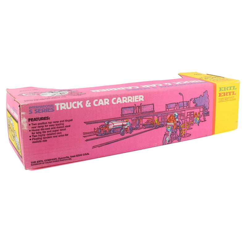 International S Series Truck & Car Carrier by ERTL, Signed by Fred Ertl