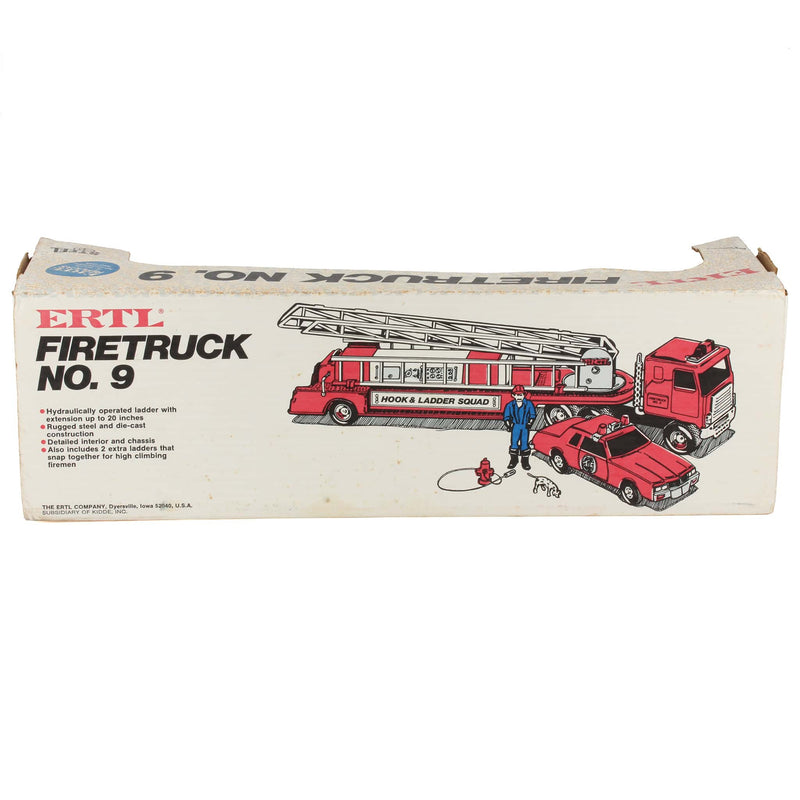 Midville Fire Department Engine #9 Hook & Ladder Squad with Car and Accessaries by ERTL