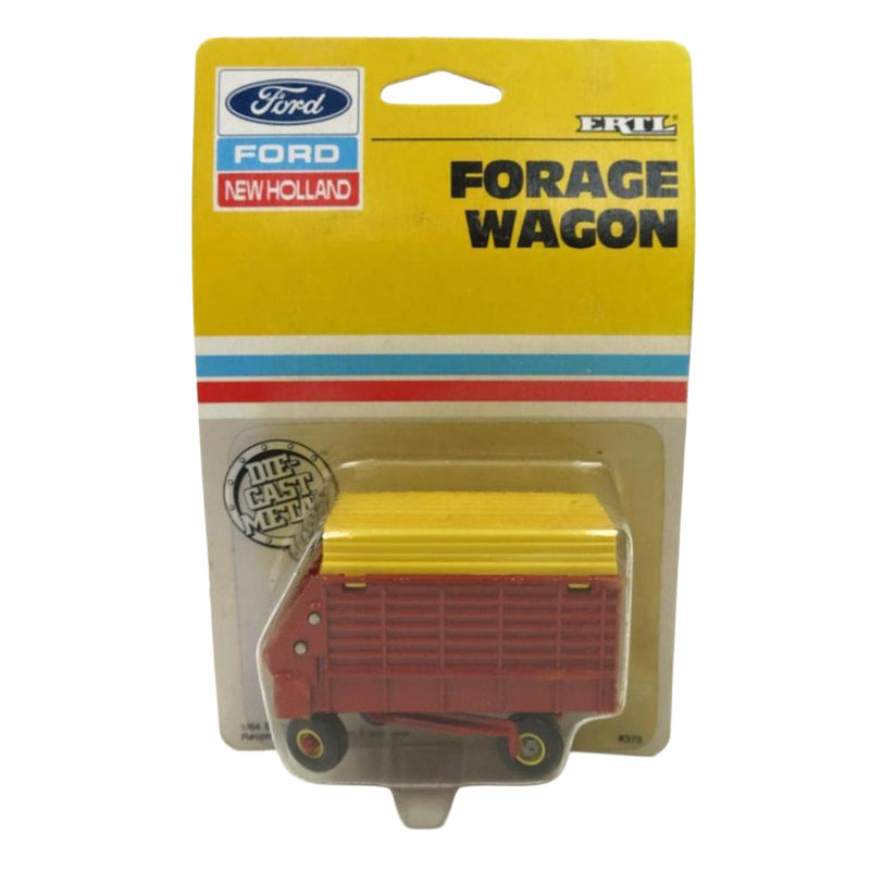1/64 Ford New Holland Forage Wagon with Yellow Roof by ERTL