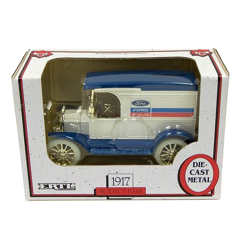 1/25 1917 Ford Model T Die-cast Bank with Ford New Holland Logos