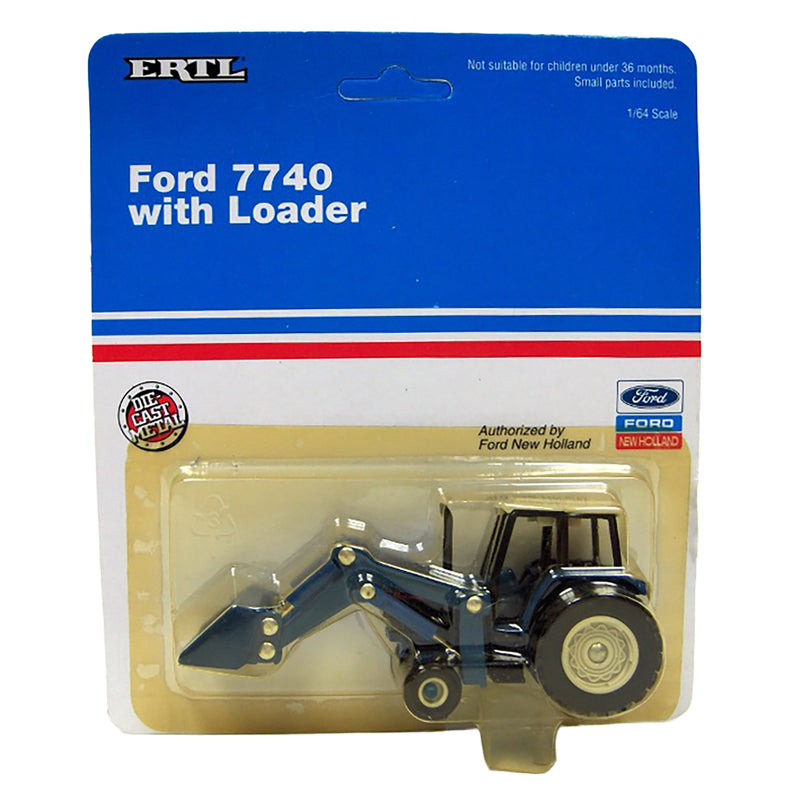 1/64 Ford 7740 with Loader by ERTL