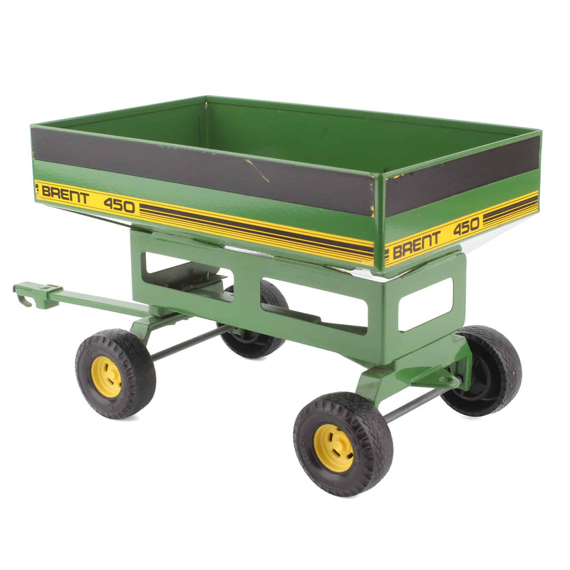1/16 Green Brent 450 Steel Gravity Wagon by ERTL - LOOSE