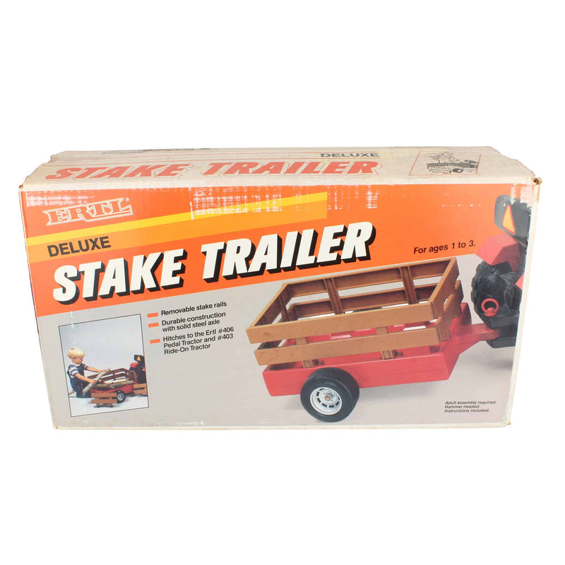 Deluxe Pedal Tractor Stake Trailer by ERTL, Made in the USA