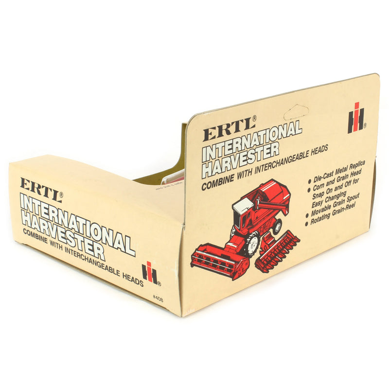 1/80 International Harvester Combine with Corn & Grain Heads by ERTL