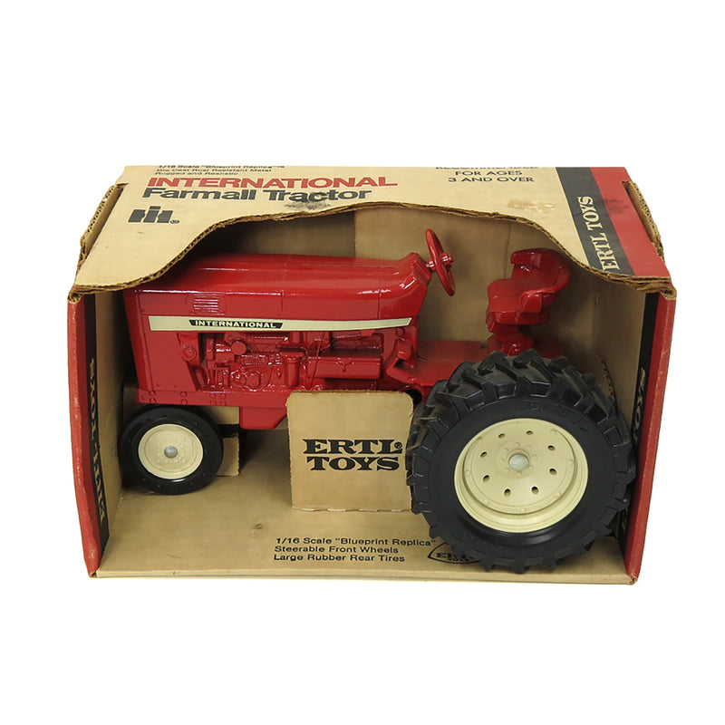 1/16 International 544 Tractor w/ Wide Rear Tires, Made in the USA by ERTL