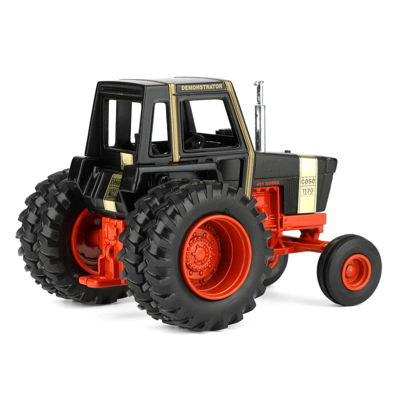 1/43 Case 1170 Black Knight Demo Tractor with Duals by ERTL, Collector Edition