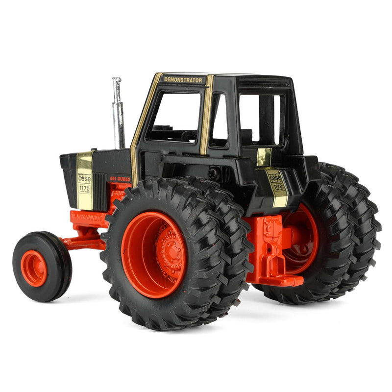 1/43 Case 1170 Black Knight Demo Tractor with Duals by ERTL, Collector Edition