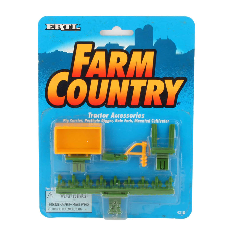 1/64 Green & Yellow Tractor Accessories by ERTL