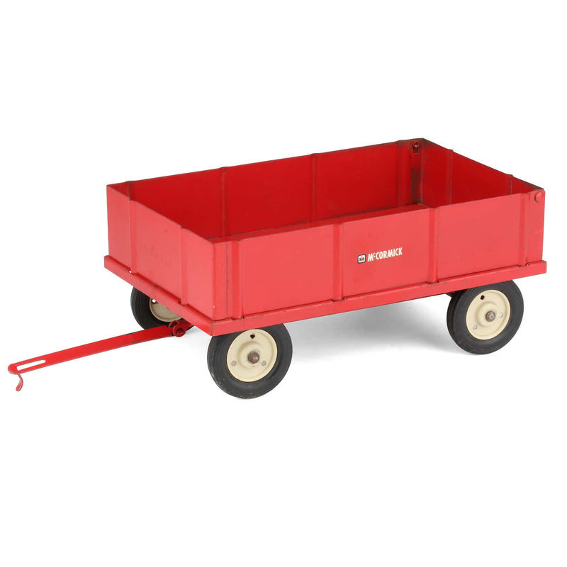 1/16 IH McCormick Red Stamped Steel Wagon by ERTL, made in 1970s - LOOSE