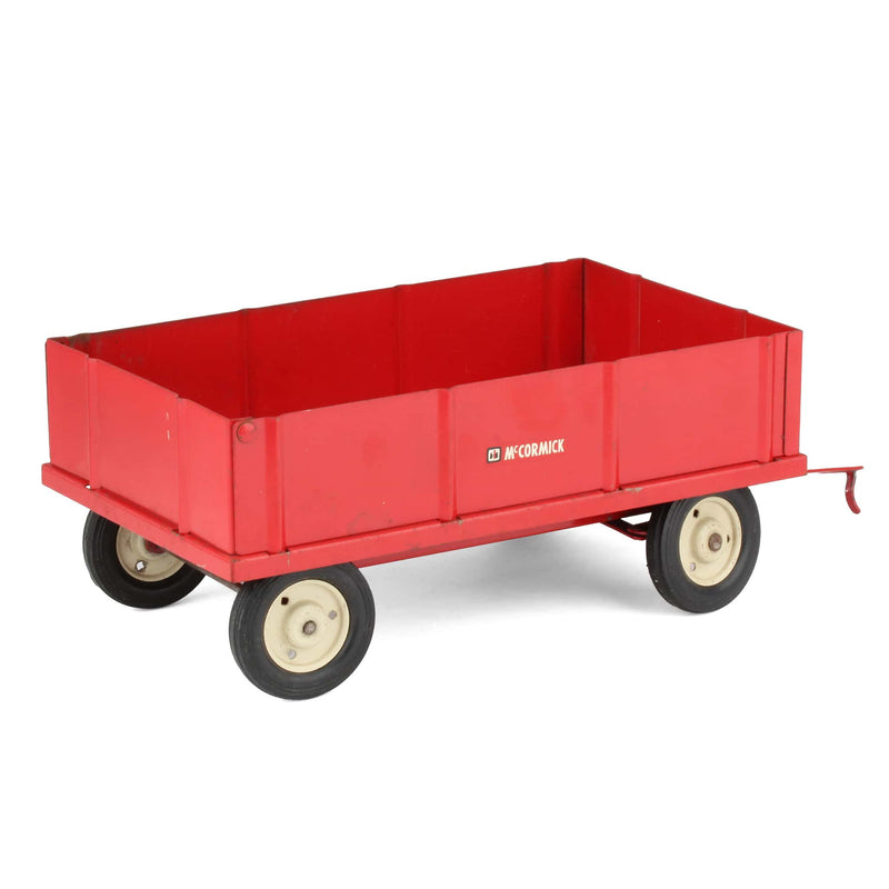1/16 IH McCormick Red Stamped Steel Wagon by ERTL, made in 1970s - LOOSE