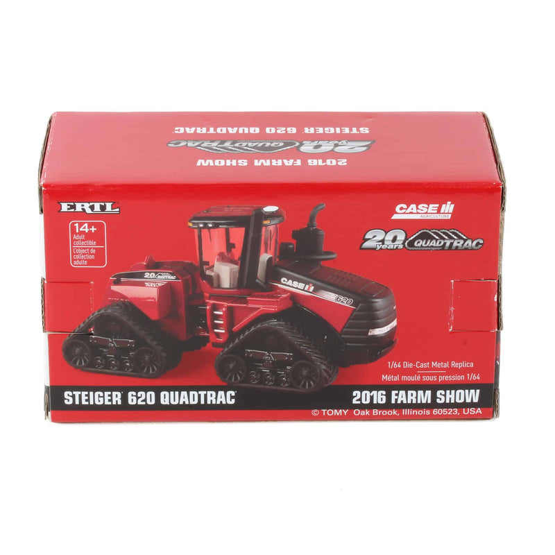 Chrome Chase Unit ~ 1/64 Case IH 620 Anniversary Quadtrac Tractor, 2016 Farm Show Collector Edition by ERTL