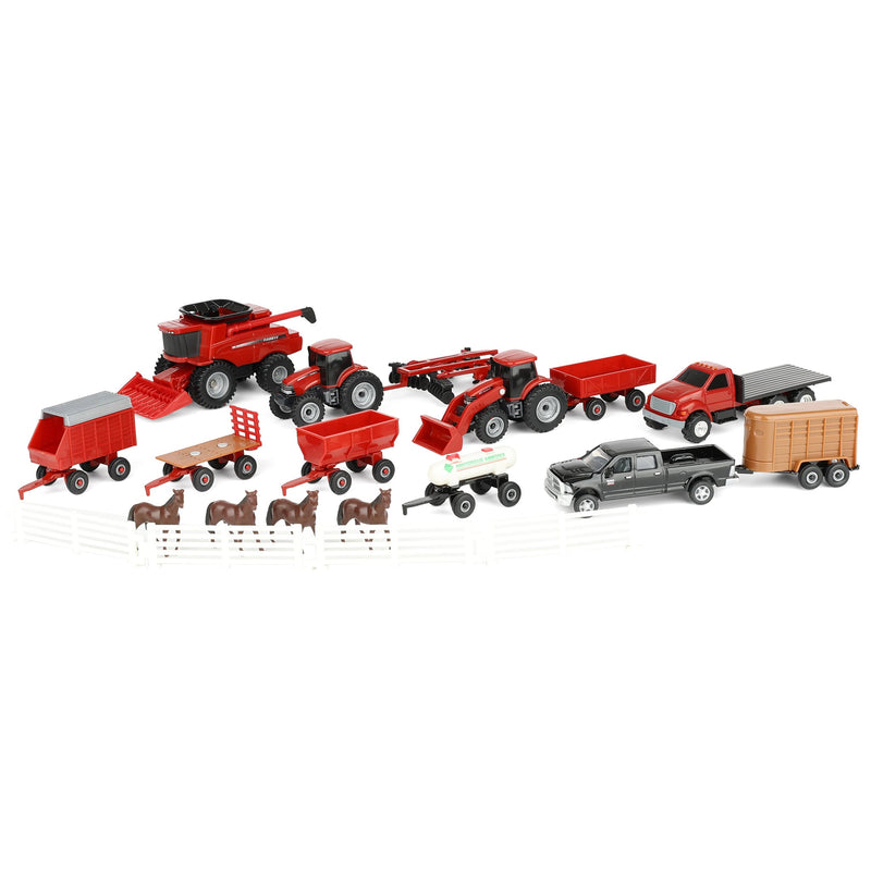 1/64 Case IH 20 Piece Farm Toy Playset by ERTL
