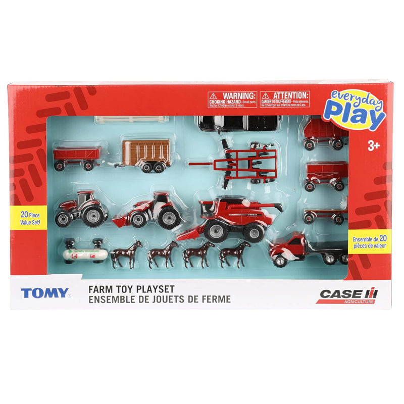 1/64 Case IH 20 Piece Farm Toy Playset by ERTL