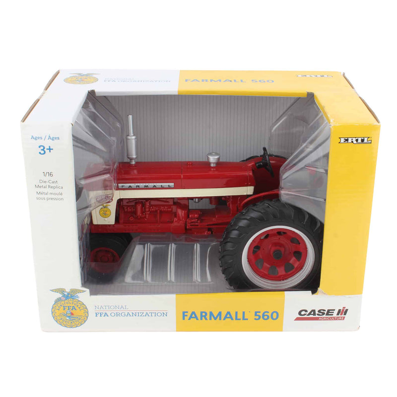 1/16 IH Farmall 560 Tractor with Narrow Front & FFA Logo by ERTL