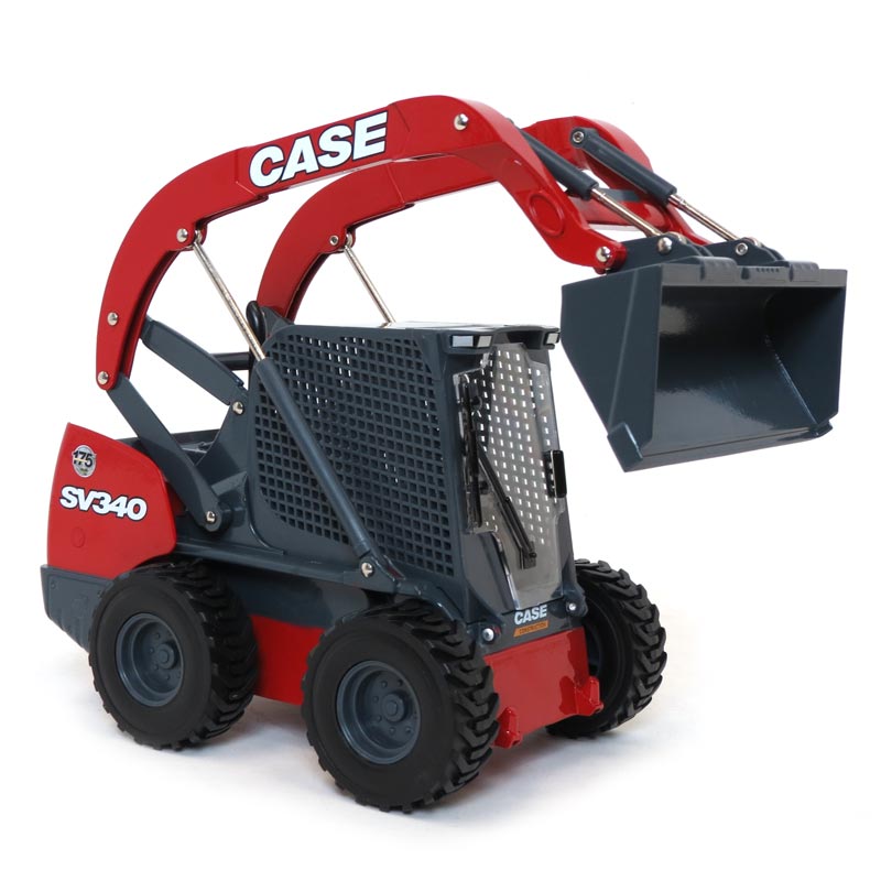 1/16 SV340 Skidsteer Loader with Special RED Paint Deco by ERTL, Limited 175 Anniversary Case Construction